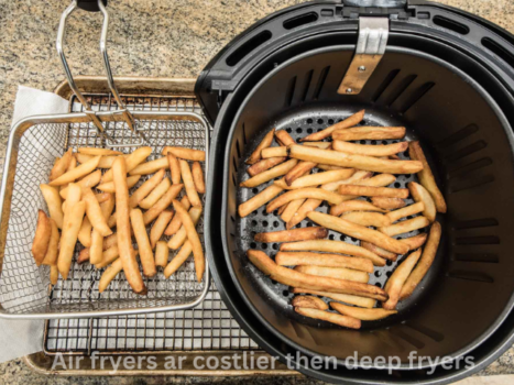Air-fryers-ar-costlier-then-deep-fryers Disadvantages Of Air Fryers | Do you Know About It