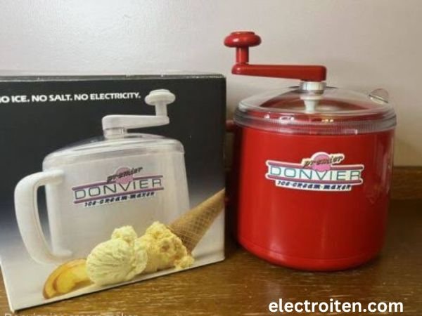 Donvier ice cream maker